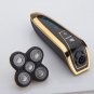 Electric Shaver Washable Rechargeable Rotary 5D Floating Blades Beard Trimmer