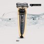 Electric Shaver Washable Rechargeable Rotary 5D Floating Blades Beard Trimmer