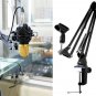 Professional Wired Condenser Microphone + Adjustable Stand Computer Recording