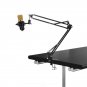 Professional Wired Condenser Microphone + Adjustable Stand Computer Recording