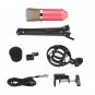 Professional Wired Condenser Microphone + Adjustable Stand Computer Recording