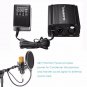 1 Channel 48V Phantom Power Supply Black XLR Audio Cable Recording Equipment