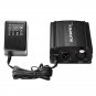 1 Channel 48V Phantom Power Supply Black XLR Audio Cable Recording Equipment
