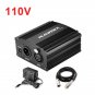 1 Channel 48V Phantom Power Supply Black XLR Audio Cable Recording Equipment