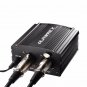 1 Channel 48V Phantom Power Supply Black XLR Audio Cable Recording Equipment