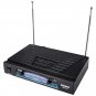 Pro Dual Wireless Microphone Cordless DJ Karaoke Public Party Mic System + 2 Mic