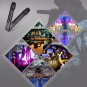 Pro Dual Wireless Microphone Cordless DJ Karaoke Public Party Mic System + 2 Mic