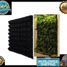 64 Pocket Hanging Vertical Garden Planter Indoor Outdoor Herb Pot Plant