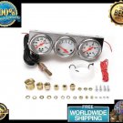 Universal 2.27 Inch Gauge Water Temp Voltage Oil Pressure Complete SET