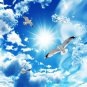 Ceiling Wall  Mural Wallpaper 3D Decoration Stereo Blue Sky Custom Large Photo