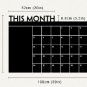 DIY Monthly Chalkboard Calendar Vinyl Wall Decal Removable Planner Sticker