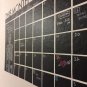 DIY Monthly Chalkboard Calendar Vinyl Wall Decal Removable Planner Sticker