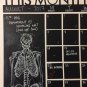 DIY Monthly Chalkboard Calendar Vinyl Wall Decal Removable Planner Sticker