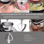 New Model Edge Beater Silicone Tilt Head Stand Mixers Scrapes Tool Attachment