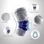 Sports High Compression Silicone Padded Knee Support Sleeve Nylon&Silicon Brace