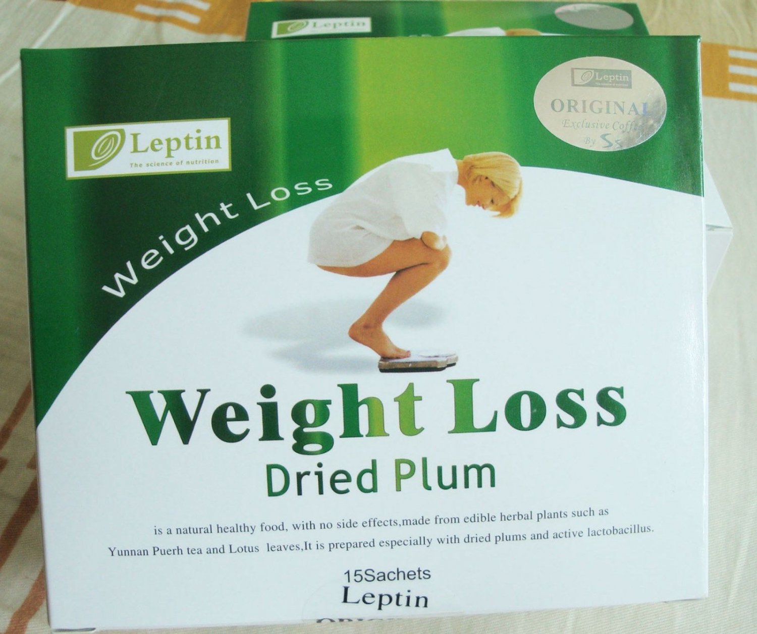2 Boxes LEPTIN WEIGHT LOSS DRIED PLUM DIET SLIMMING WEIGHT LOSS FIT FAT
