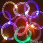 LED Flashing Light-up Bangle Acrylic Luminous Wristband Bracelet Party Bar Club