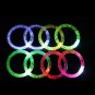 LED Flashing Light-up Bangle Acrylic Luminous Wristband Bracelet Party Bar Club