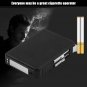 2-in-1 Metal Cigarette Case Holder Windproof Flame Fire Gas Refillable Lighter