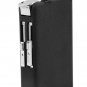 2-in-1 Metal Cigarette Case Holder Windproof Flame Fire Gas Refillable Lighter