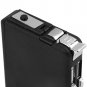 2-in-1 Metal Cigarette Case Holder Windproof Flame Fire Gas Refillable Lighter