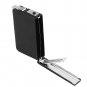 2-in-1 Metal Cigarette Case Holder Windproof Flame Fire Gas Refillable Lighter