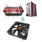 120mm*25mm Mining Case Cooling Fan High Speed Dual Ball Bearing Cooler 3000RPM