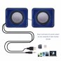 1 Pair Mini Small USB Powered Speaker Audio Music Player For Laptop PC Computer