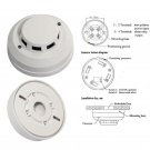 Wired Network Photoelectric Optical Smoke Detector Alarm System Gas Security Hot