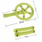 Alloy Single Speed cycle Bike Crankset chainwheel 44T 170mm Fit Crank