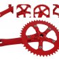 Alloy Single Speed cycle Bike Crankset chainwheel 44T 170mm Fit Crank