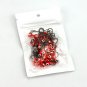 50 Pack Mixed Fishing Jig Ball Hooks Lead Round Head Hook Fishing Hooks 2cm/1g