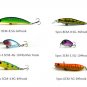 Lot 30pcs Metal Fishing Lures Spinner Baits Crankbait Assorted Fish Hooks Tackle