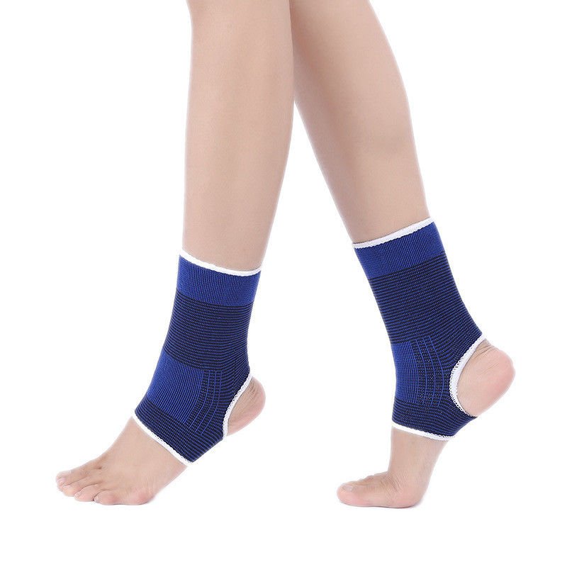2pcs Knitting Ankle Support Brace Pad Protector Sport Gym Work Cap Guard 19x8cm