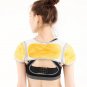Tourmaline Gray Self Heating Magnetic Support Pain Relief Double Shoulder Brace