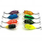 8pcs Fishing Tackle Lure Snakehead Bass Killer Insect Cicada Freshwater Bait 6g