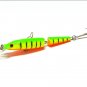 5Pack Multi Jointed Minnow Fishing Lure Hard Bass Bait Swimbait for Bass & Trout