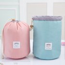 Barrel Shaped Travel Cosmetic storage Bag Nylon Drum washable Makeup Organizer