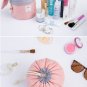 Barrel Shaped Travel Cosmetic storage Bag Nylon Drum washable Makeup Organizer