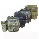 Waist Leg Shoulder Fishing Tackle Lure Bag with Bottle Waterproof Bag  17x7x21cm
