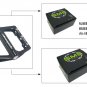 Wide Big MTB Bicycle 4 Bearings Pedals Ultralight Aluminum Non-slip Ultra-thin