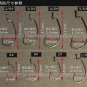 100PCS Fishing Offset Jig Hook Wide Gap Pike Perch Worm Soft Fishing Lures