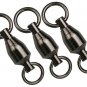 50pcs Stainless Stee Welding Ring High Strength Ball Bearing Swivel Black Nickel