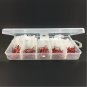 81PCS Super Sharp Orgin Carbon steel Treble Fishing Hooks with Tackle Box