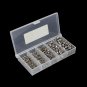 250pcs/Box Brass alloy Fishing Crimp Swivel Cross-line Tackle Hook Connector