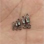 250pcs/Box Brass alloy Fishing Crimp Swivel Cross-line Tackle Hook Connector