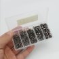 250pcs/Box Brass alloy Fishing Crimp Swivel Cross-line Tackle Hook Connector