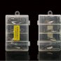 26x Offset Gamakatsu Hooks 5 Sizes Weighted Wide Gap With Clear Tackle Box