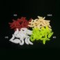 100pk Soft Plastic Grub Fishing Lures Maggot Rubber Artificial Worms Grub Bait