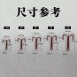 50/ Box Mixed Treble Hook Shaped Treble Fishing Hooks 5 Sizes Fishhook Set